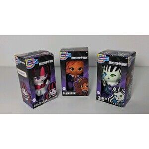 Monster High Micro Teenies FULL SET - Clawdeen, Frankie, Draculaura
